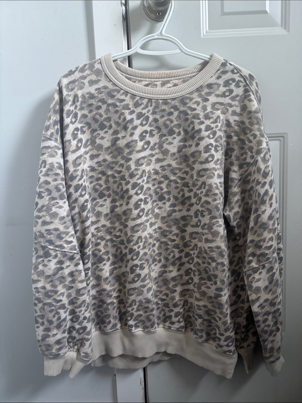Aerie Cheetah Crewneck Sweater